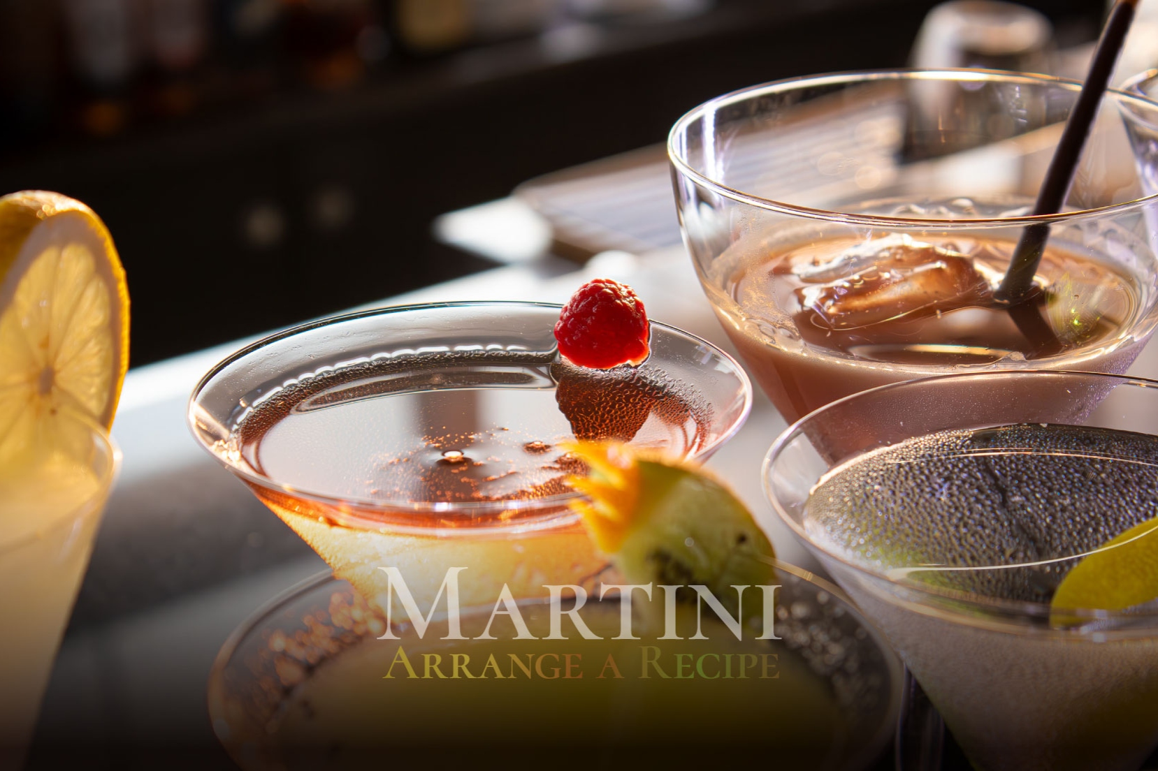 マティーニをアレンジメニューで乾杯Martini Arrange a Recipe